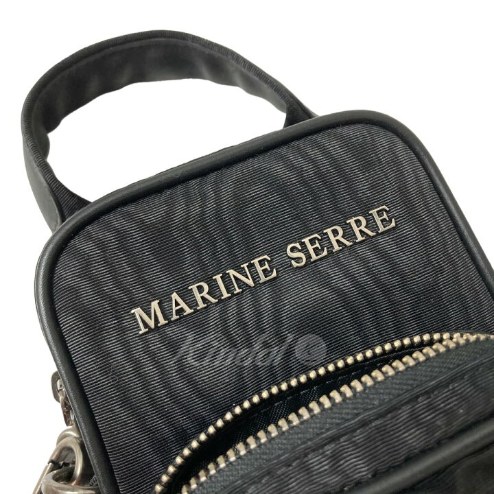 楽天市場】【中古】MARINE SERRE チェーンショルダーバッグ ブラック 