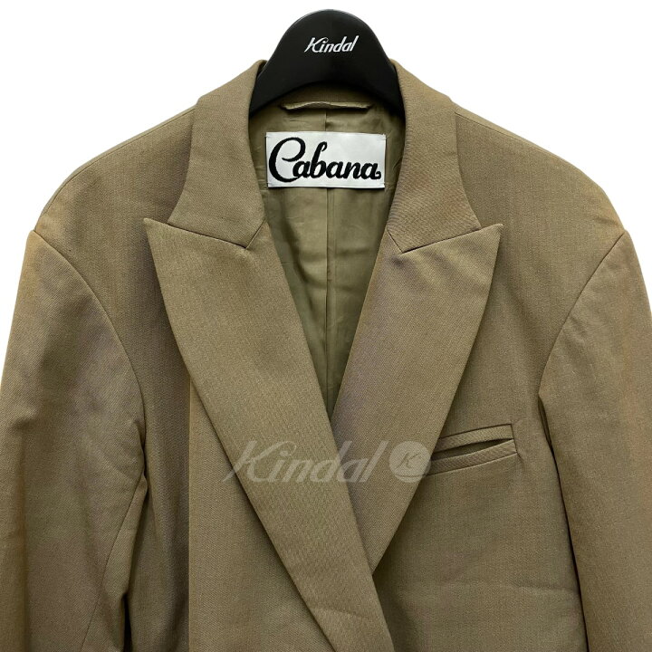 楽天市場】【中古】CABANA ダブルブレスト テーラードジャケット 22AW  
