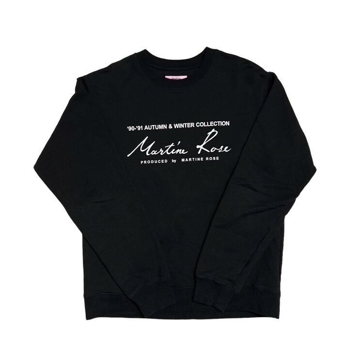 楽天市場】【中古】MARTINE ROSE ロゴプリントクルーネックスウェット  