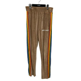 【中古】Palm Angels21AW RAINBOW CHENILLE TRACK PANTS パンツ ブラウン サイズ：M【価格見直し】