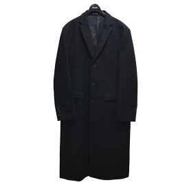 【中古】ato　｢CHESTERFIELD COAT｣チェスターフィールドコートAM22C-C03 ブラック サイズ：48 【260124】（アトゥ）