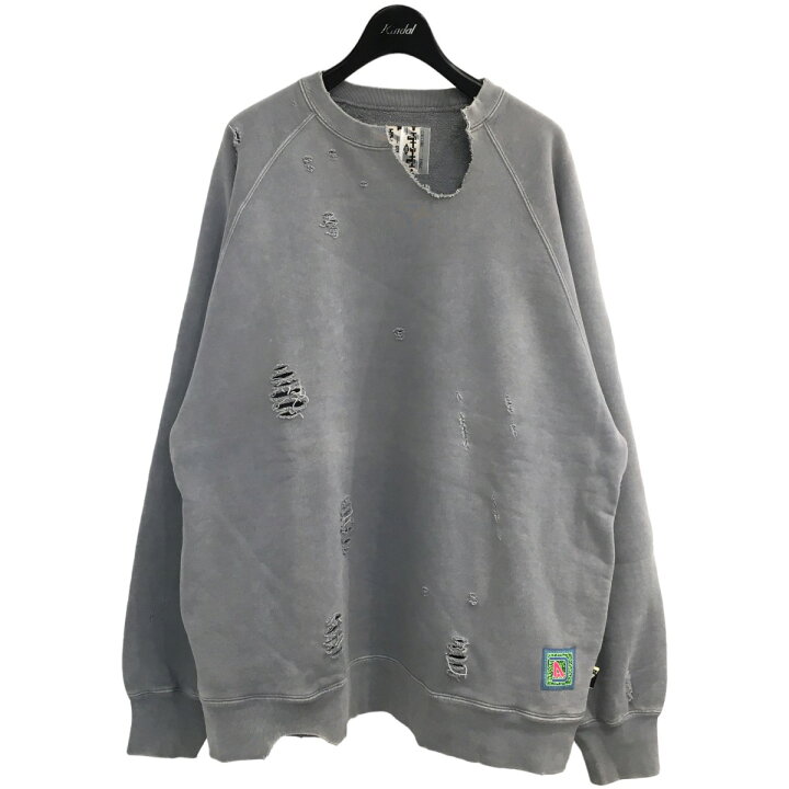 楽天市場】【中古】SSZ × BEAMS 2023SS ｢BORO CREW｣ダメージ加工クルー 