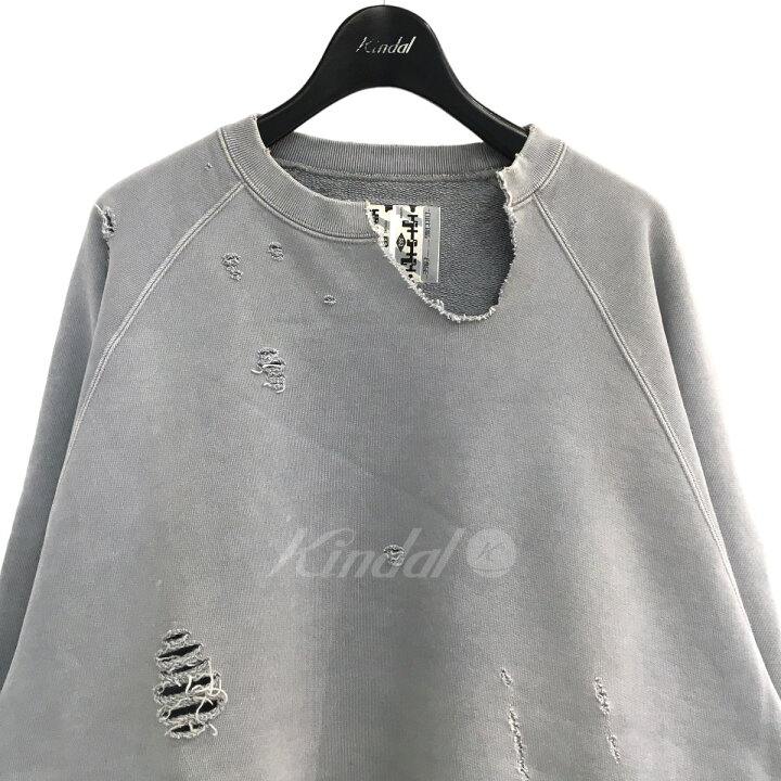 楽天市場】【中古】SSZ × BEAMS 2023SS ｢BORO CREW｣ダメージ加工クルー 