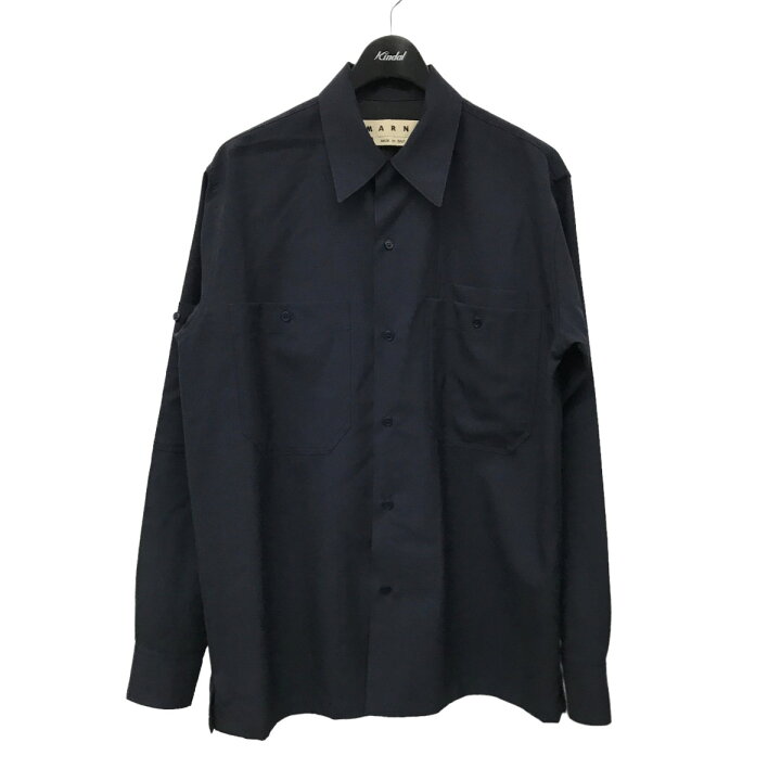楽天市場】【中古】MARNIトロピカルウールオーバーシャツ CUMU0138A0 