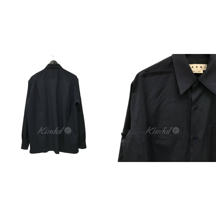 楽天市場】【中古】MARNIトロピカルウールオーバーシャツ CUMU0138A0 