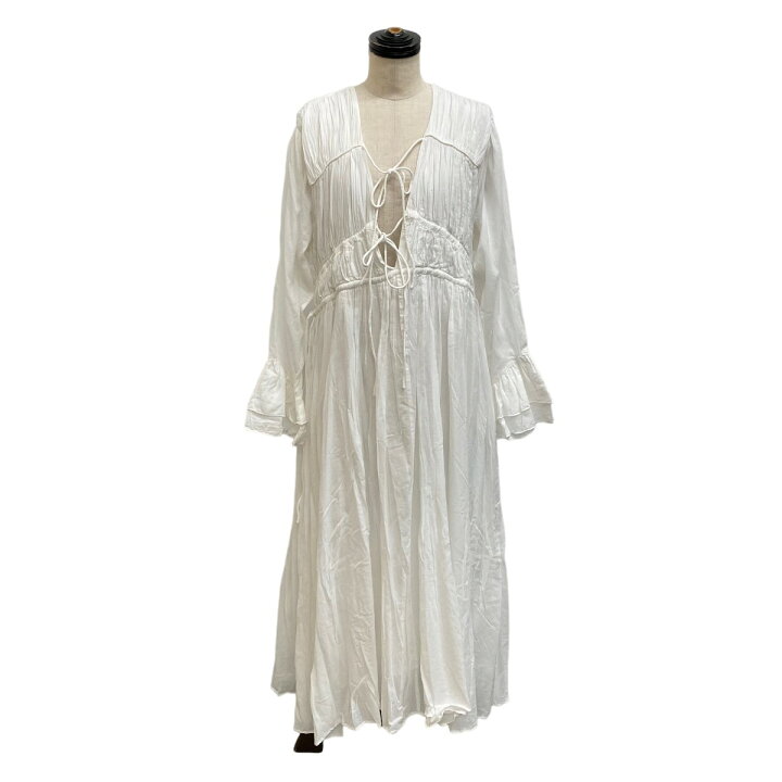 楽天市場】【中古】MARNO Sophia Dress 長袖ワンピース ホワイト  