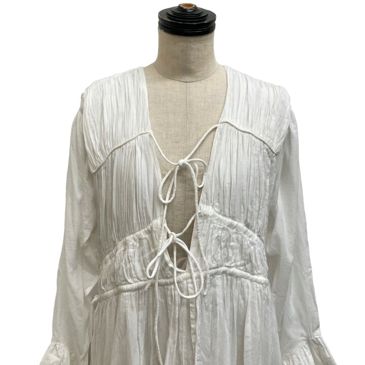 楽天市場】【中古】MARNO Sophia Dress 長袖ワンピース ホワイト  