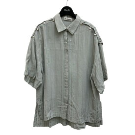 【中古】Rito　カシュクールストライプシャツ 半袖シャツ ミント サイズ：1 【260124】（リト）