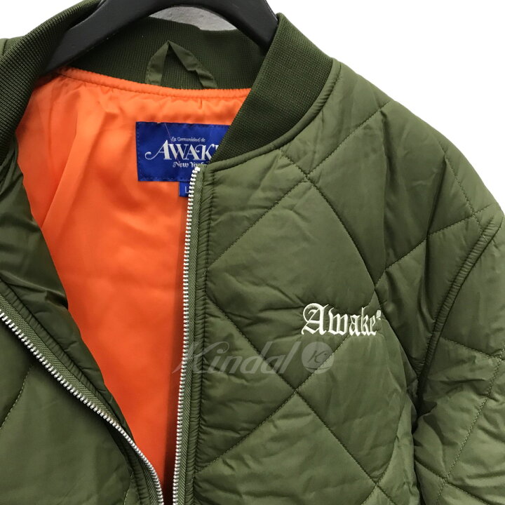 楽天市場】【中古】AWKEQuilted patch bomber jacket キルティング 