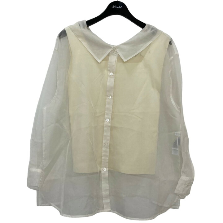 楽天市場】【中古】FRAY ID シャツレイヤード スクエアニット 