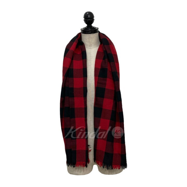 楽天市場】【中古】DSQUARED2 チェック ストール レッド×ブラック  