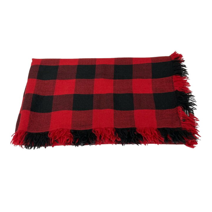 楽天市場】【中古】DSQUARED2 チェック ストール レッド×ブラック  