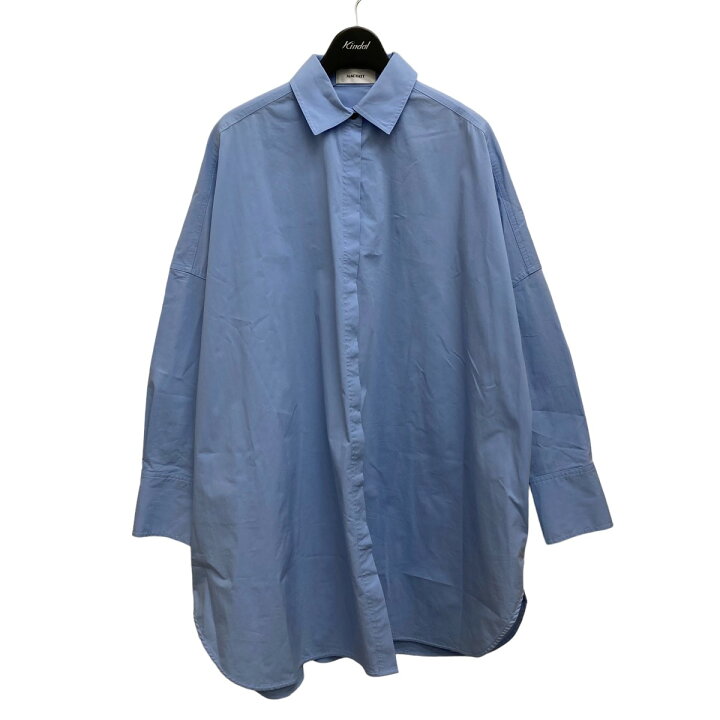 楽天市場】【中古】machatt オーバーサイズシャツ ブルー サイズ：Free 