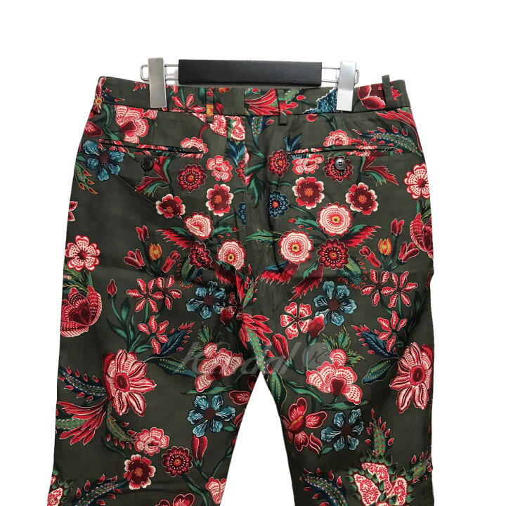 楽天市場】【中古】GUCCI ボタニカル柄パンツ 342384 Z4622 オリーブ 
