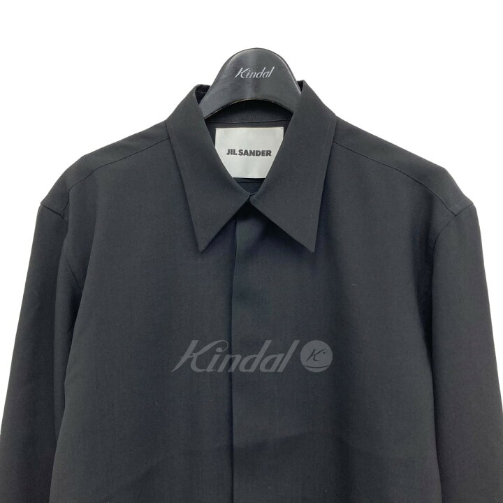 楽天市場】【中古】JIL SANDER ウールシャツ ブラック サイズ：39 