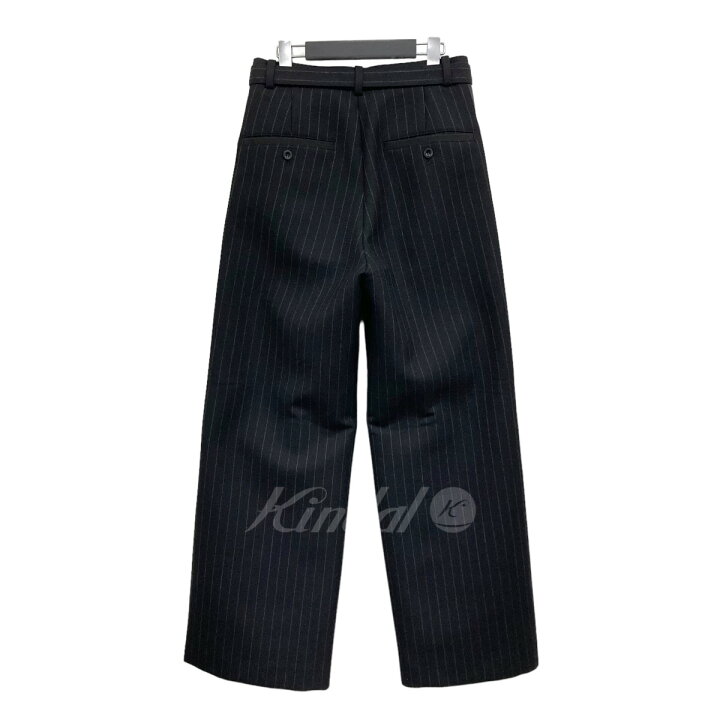 楽天市場】【中古】sacai ストライプパンツ ネイビー サイズ：1  