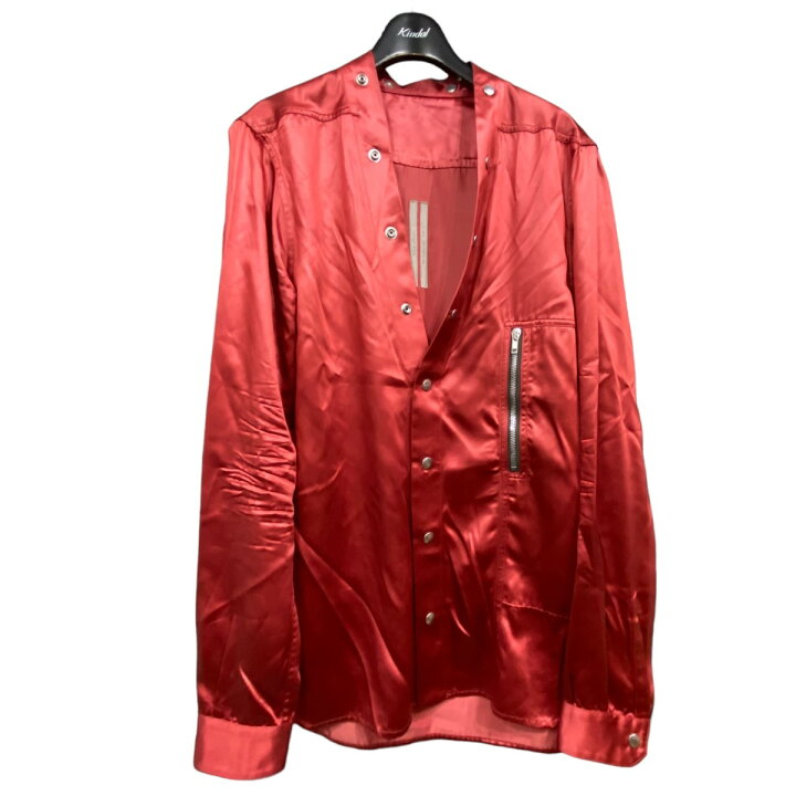 楽天市場】【中古】Rick Owens21AW ラリーシャツ レッド サイズ：48
