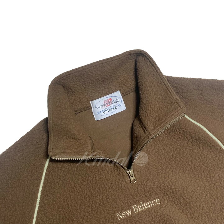 楽天市場】【中古】AURALEE ×NEW BALANCE Fleece Quarter Zip Jacket 