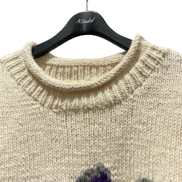 楽天市場】【中古】mcmachan woolenフラワーニットセーター ホワイト 