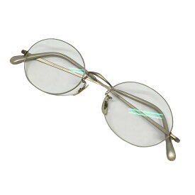 【中古】白山眼鏡店　｢ST TITAN LARGE ROUND｣ オーバル眼鏡 グレー サイズ：ONE SIZE 【270124】（白山眼鏡店）