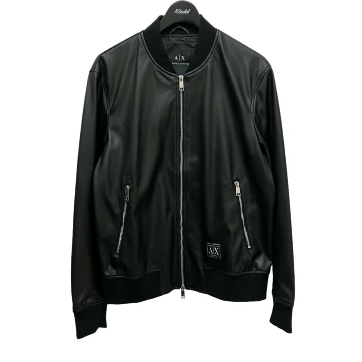 楽天市場】【中古】Armani Exchange フェイクレザージャケット 3LZB30  
