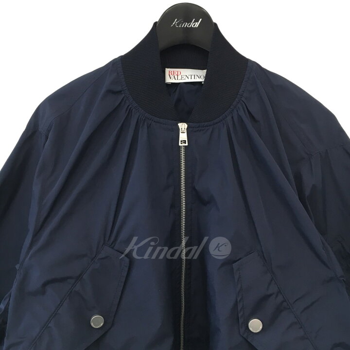 楽天市場】【中古】RED VALENTINO フリルナイロンボンバージャケット  