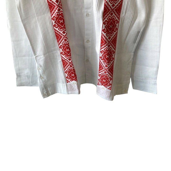 楽天市場】【中古】ESTRELLA STANDARD GUAYABERA 長袖シャツ ホワイト 