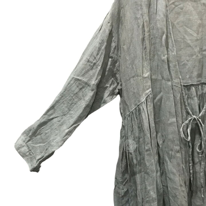 楽天市場】【中古】nest Robe リネンカシュクールロングワンピース 