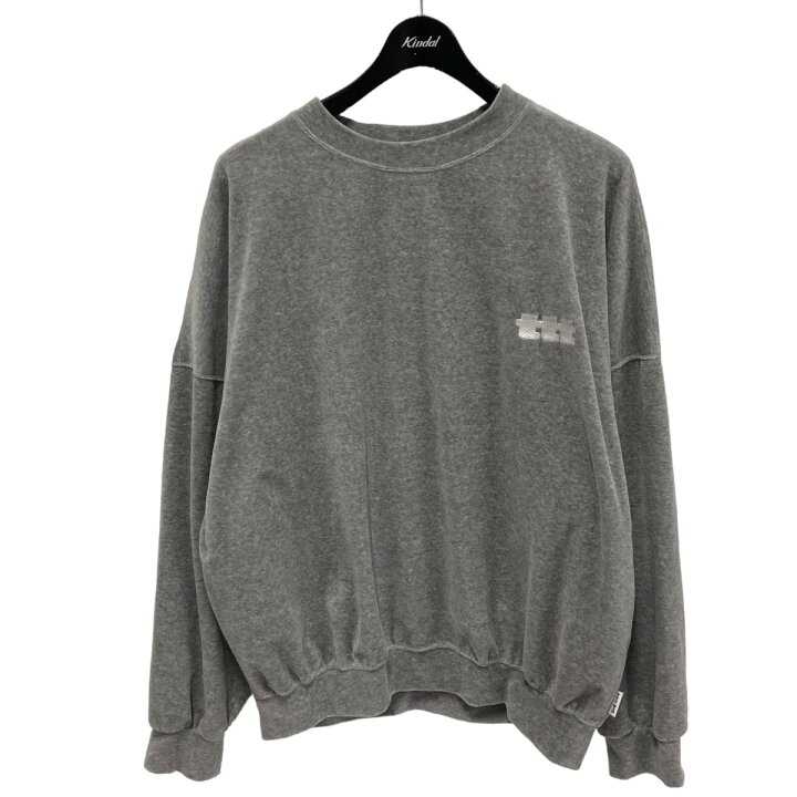 楽天市場】【中古】TTT MSW 23AW Velours Crew Neck Sweat グレー 