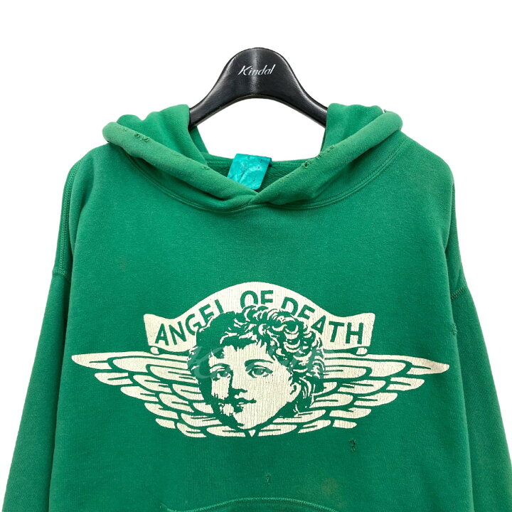 楽天市場】【中古】SAINT MICHAEL 2022AW｢HOODIE ANGEL GREEN]ダメージ 