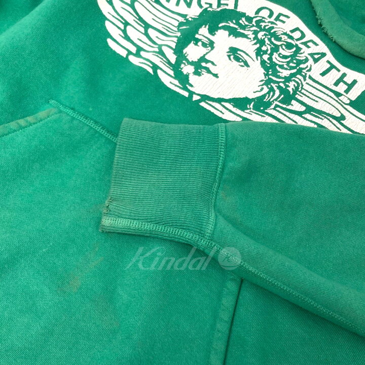 楽天市場】【中古】SAINT MICHAEL 2022AW｢HOODIE ANGEL GREEN]ダメージ 