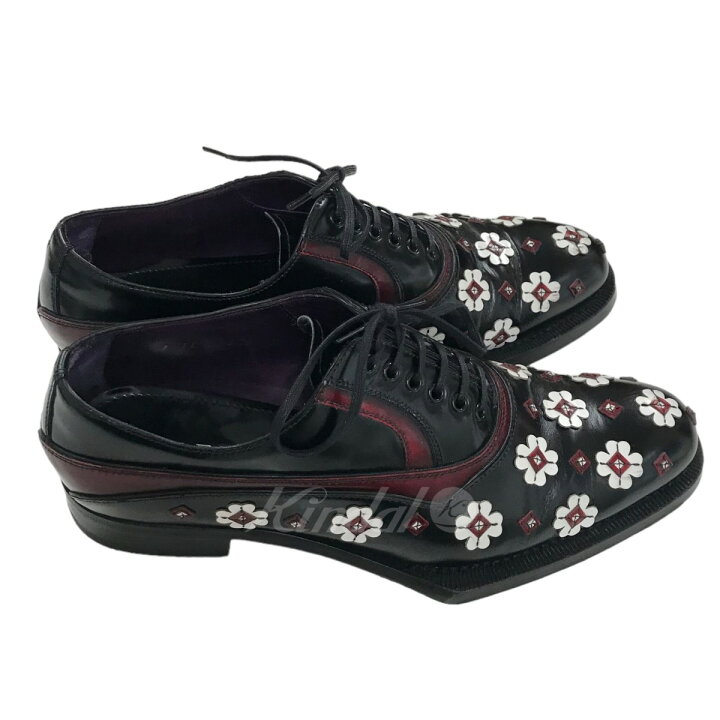 楽天市場】【中古】PRADA 12AW フラワードレスシューズ ブラック 