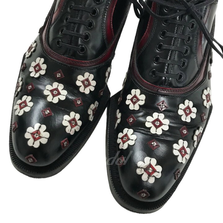 楽天市場】【中古】PRADA 12AW フラワードレスシューズ ブラック 