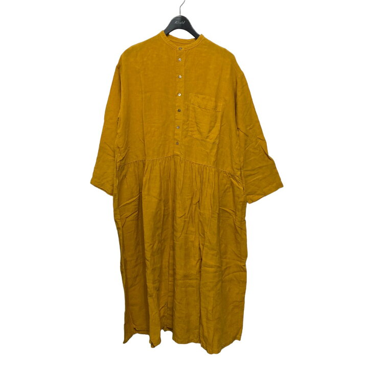 楽天市場】【中古】nest Robe リネン近江晒 前開きシャツワンピース  