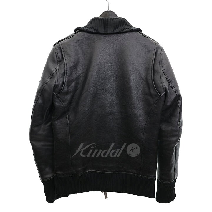 楽天市場】【中古】BACK BONE ミリタリータイプレザージャケット 