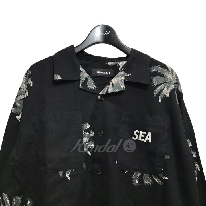 楽天市場】【中古】WIND AND SEA ｢ALM TREE OPEN COLLAR SHIRT｣パーム 