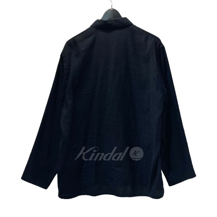 楽天市場】【中古】COMOLI カシミヤ和紙CPO シャツ S03-02007 ネイビー 