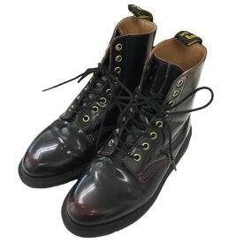 【中古】Dr．Martens　「ELSHAM」8ホールレースアップブーツ ワインレッド サイズ：UK3 【310124】（ドクターマーチン）