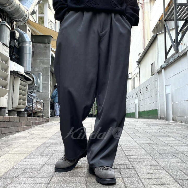 楽天市場】【中古】Graphpaper 23AW Scale Off Wool Wide Chef Pants 