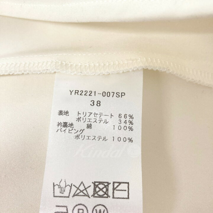 楽天市場】【中古】yori ラウンドカラードレスブラウス 22SS YR2221  