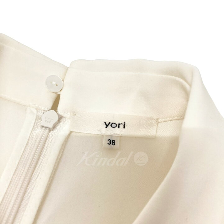 楽天市場】【中古】yori ラウンドカラードレスブラウス 22SS YR2221  