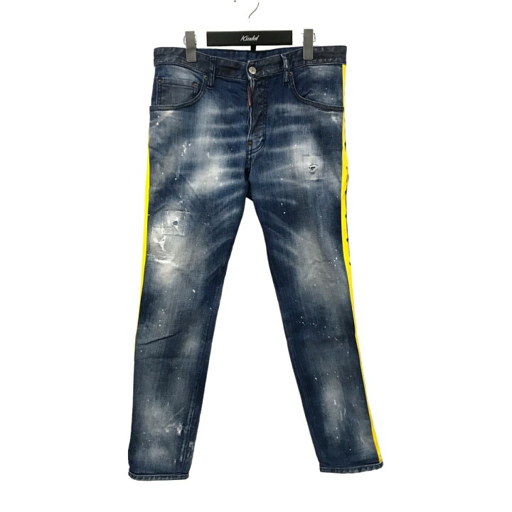 楽天市場】【中古】DSQUARED2 Skater Jean サイドライン ダメージ加工 