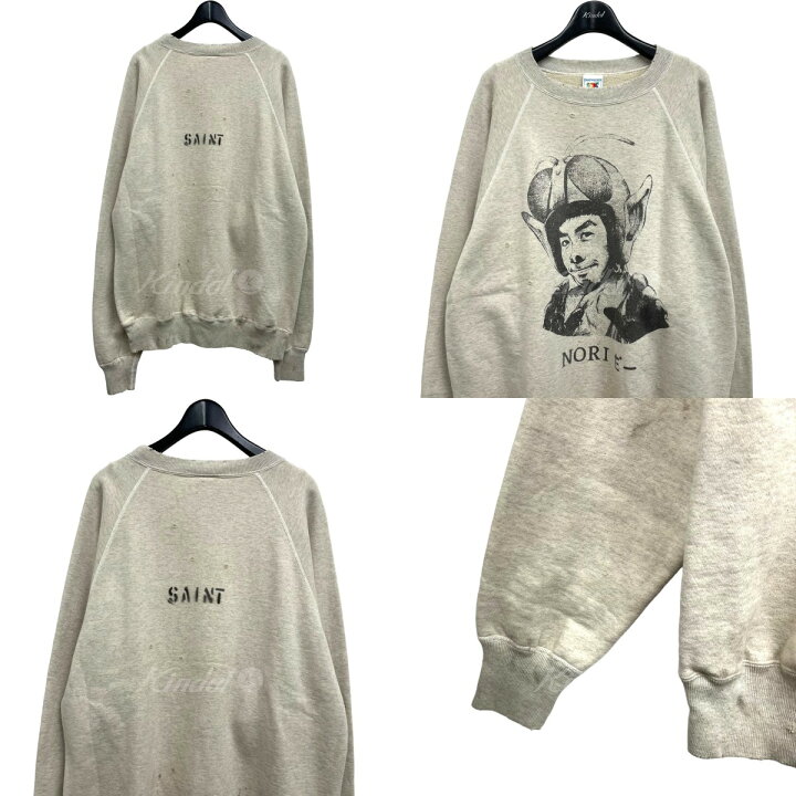 楽天市場】【中古】SAINT MICHAEL × 木梨憲武 2023AW ｢KN CREW SWEAT  