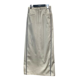 【中古】MAISON SPECIAL　｢Jersey Side Line Tight Skirt｣スカート ホワイト サイズ：フリーサイズ 【010224】（メゾン スペシャル）
