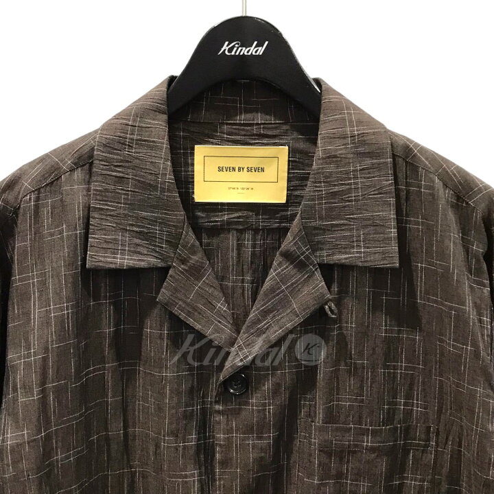 楽天市場】【中古】SEVEN BY SEVEN コットンリネンシャツジャケット 