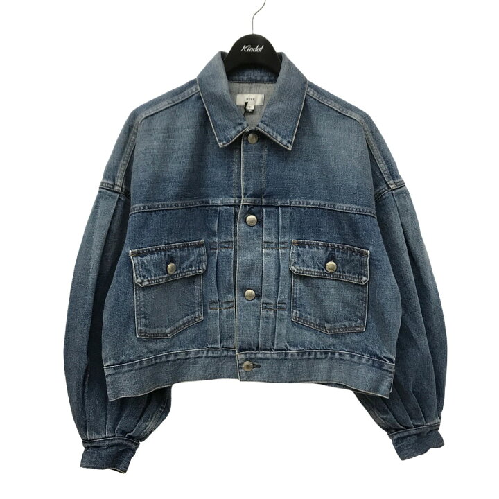 楽天市場】【中古】HYKE 23SS バルーンスリーブ デニムジャケット 