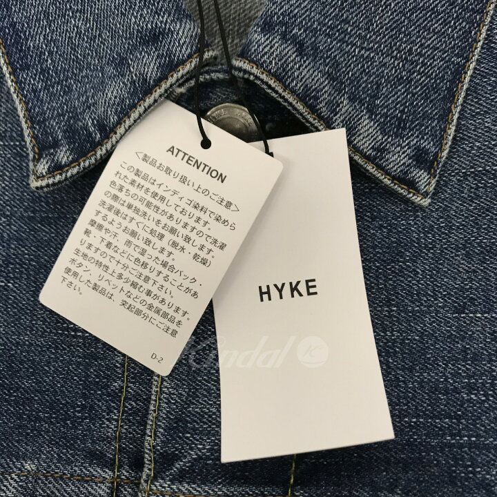楽天市場】【中古】HYKE 23SS バルーンスリーブ デニムジャケット 