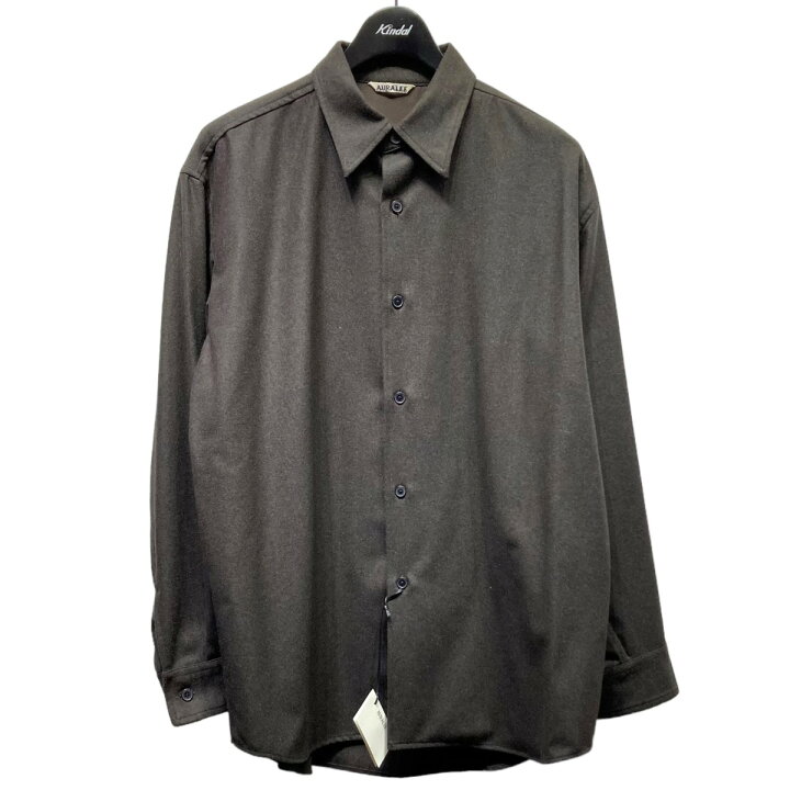 楽天市場】【中古】AURALEE 22AW WOOL FULLING FLANNEL SHIRTS 長袖 