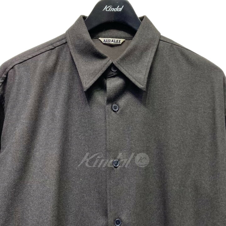楽天市場】【中古】AURALEE 22AW WOOL FULLING FLANNEL SHIRTS 長袖 