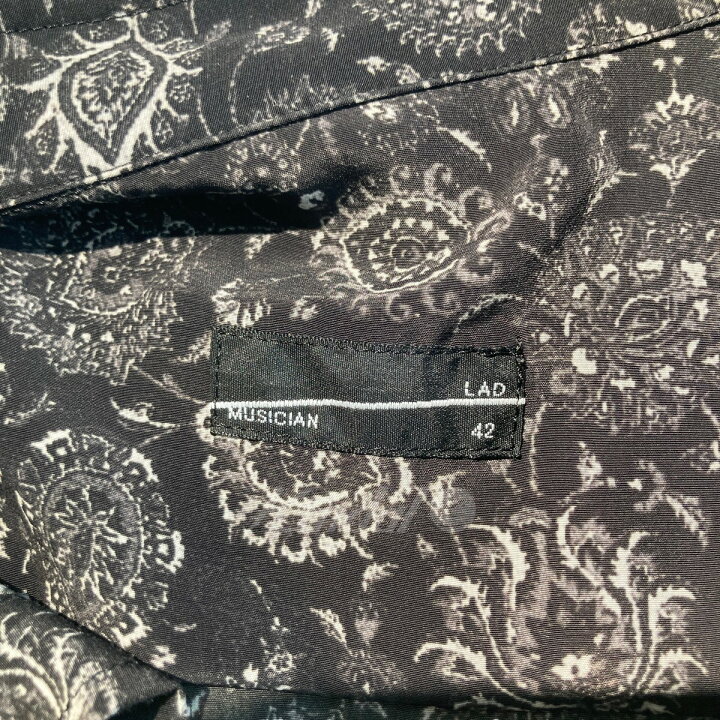 楽天市場】【中古】LAD MUSICIAN ペイズリー柄シャツ 2215-104 